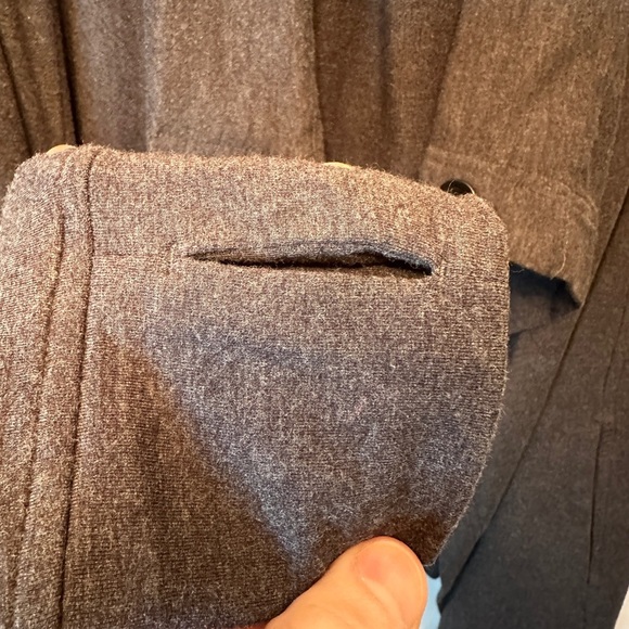 Lululemon Coast Wrap Women’s 8 Gray Relaxed Thumb Holes Open Front Activewear - Picture 4 of 10